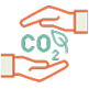 Sehr positive CO2-Bilanz im Vergleich zu herkömmlichen Heizsystemen